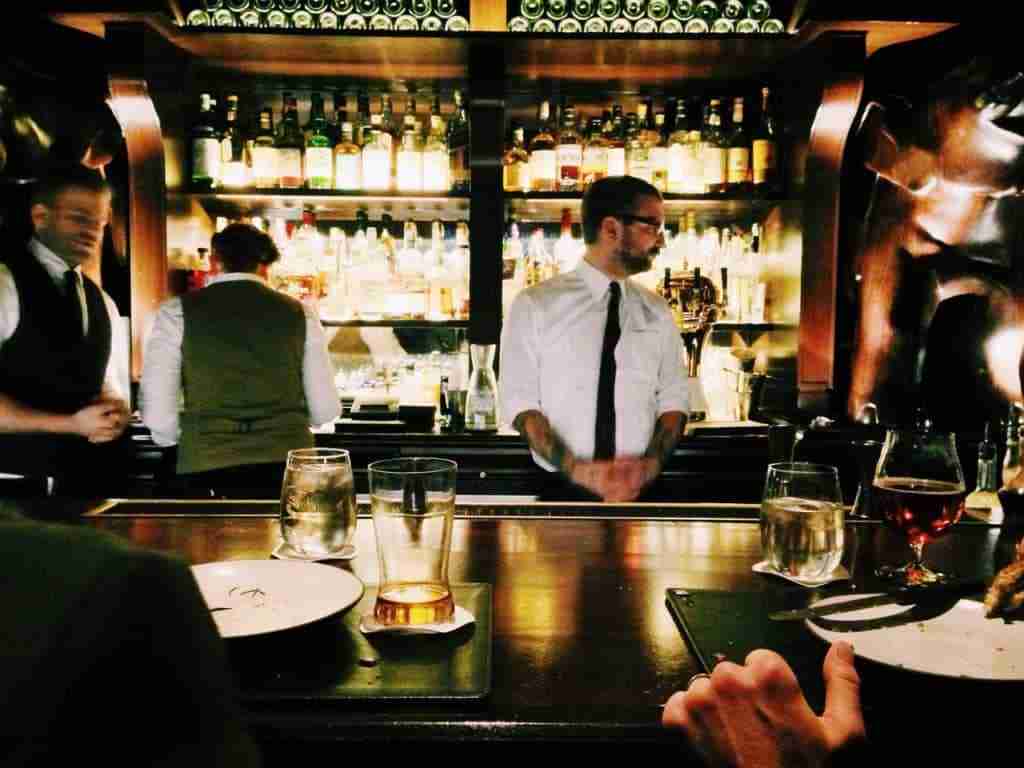 work injury in a bar nightclub