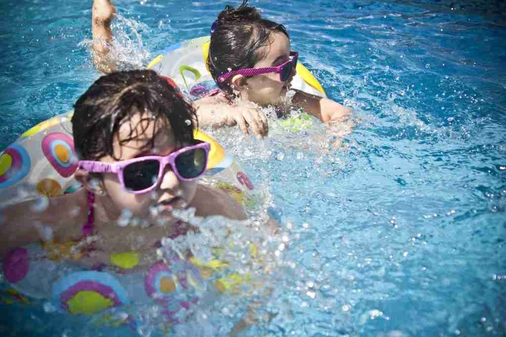 child swimming pool accident
