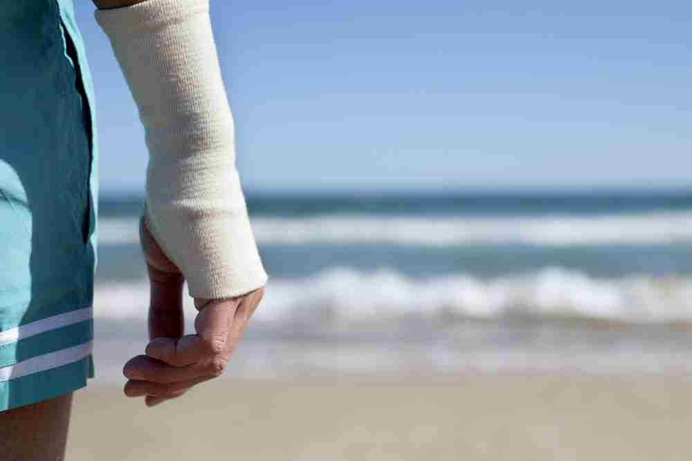 holiday hire car accident