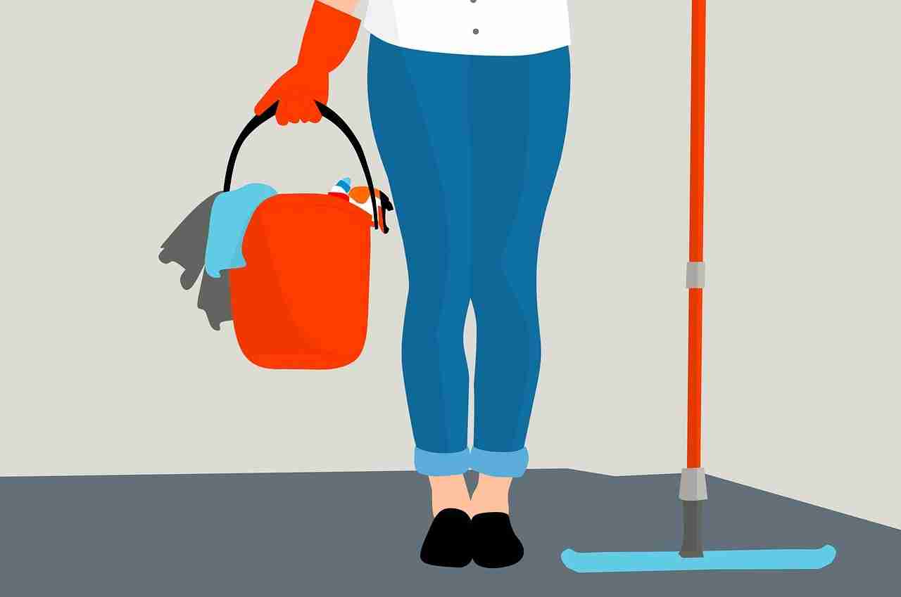 Slip Wet Mopped Floor Holiday Camp Bar slip accident cleaner mop wet floor